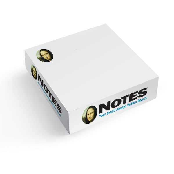 Customized Post-it® Adhesive Note Cubes (600 Sheets, 2.75 x 2.75 x 2.75)
